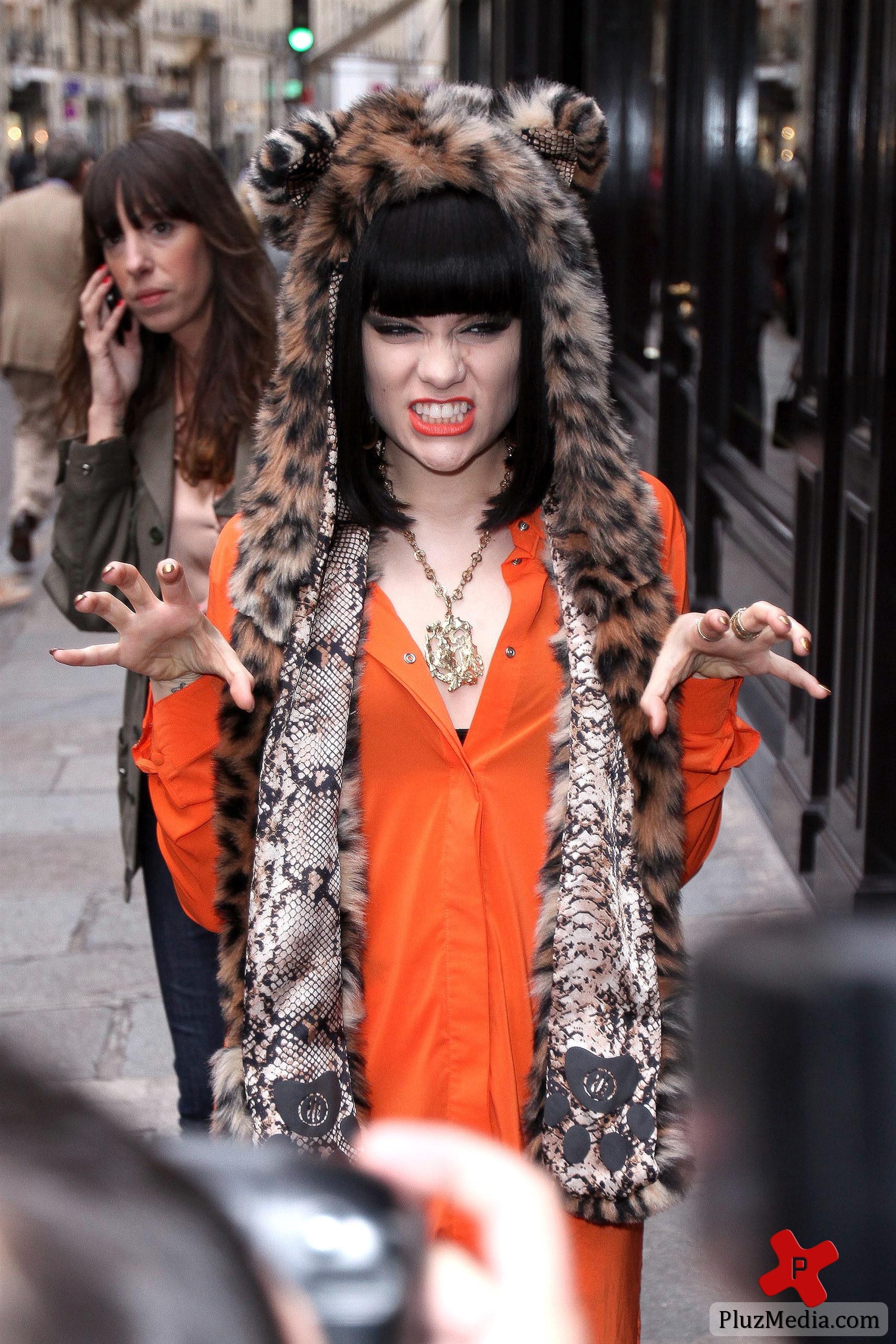 Jessie J is seen outside the Hotel Costes | Picture 84048